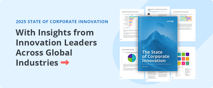 Cover of the 2025 State of Corporate Innovation Report with insights from innovation leaders across global industries.