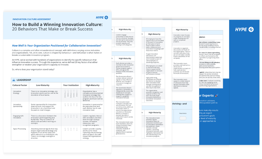 Innovation Culture Assessment